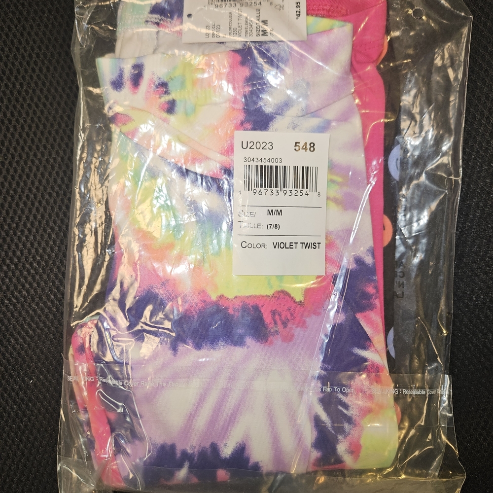The Children's Place Tie-Dye Leggings - Violet Twist 3 Pack